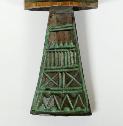 砂澤ビッキ「樹鈴ペンダント（約18.8cm）」木彫作品　拡大画像3