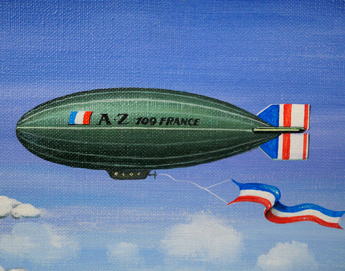 ビンカシワ「バカンス（南仏）」油絵・F10号　拡大画像3