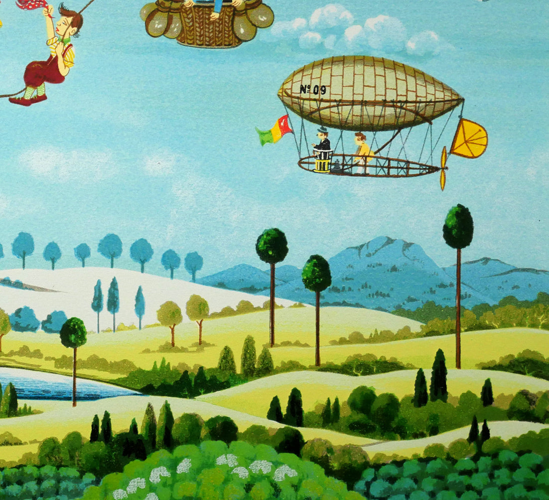 ビンカシワ「パラダイス」リトグラフ　拡大画像6