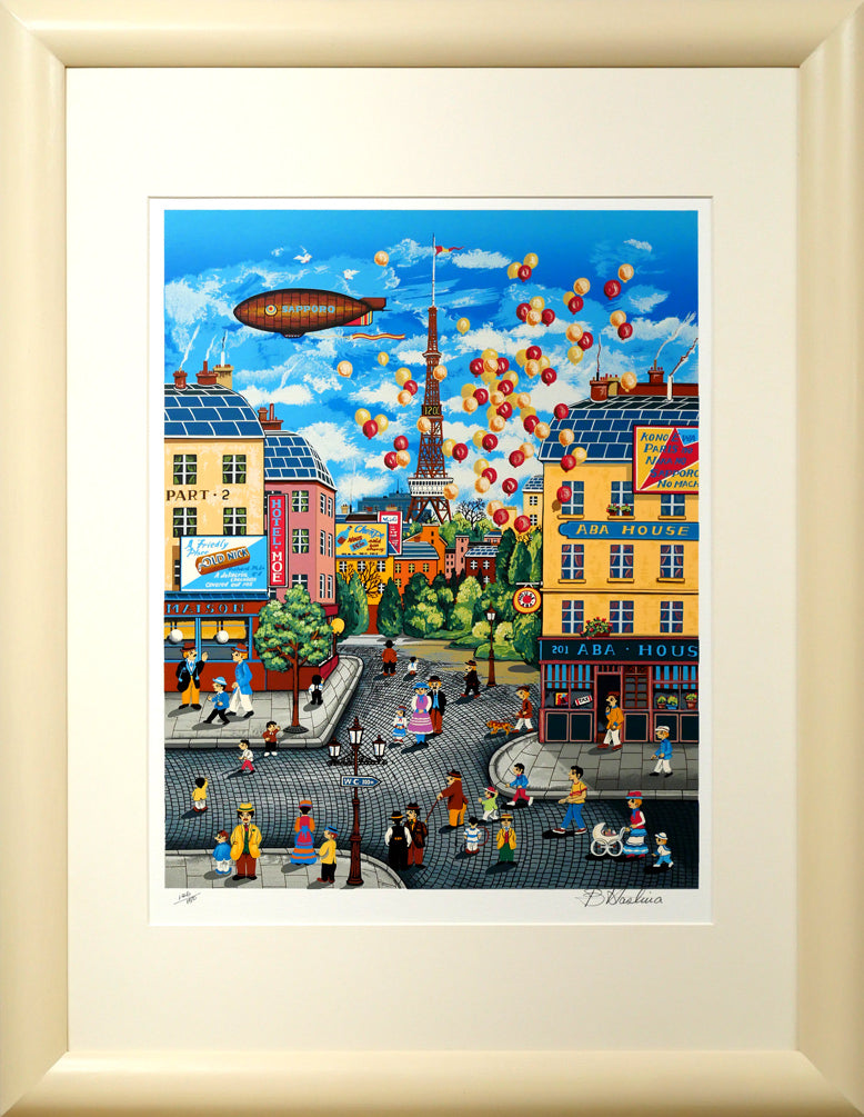 ジルベール・アルト(Gilbert　ARTAUD)「プチ・ブーケ」リトグラフ