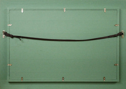 フェレンツ　ボルダス（Ferenc　BORDAS）「無題」油絵・変形10号　額縁裏側画像