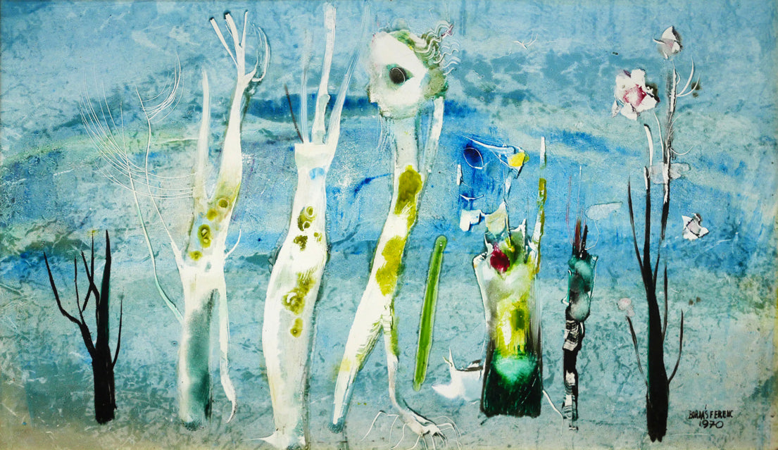 フェレンツ ボルダス（Ferenc BORDAS）「無題」油絵・変形10号 – 小竹美術