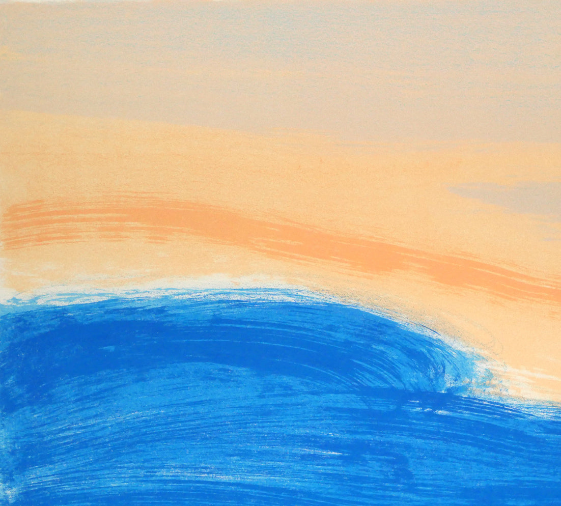 アンドレ　ブラジリエ（Brasilier）「RIVAGE」リトグラフ　拡大画像1