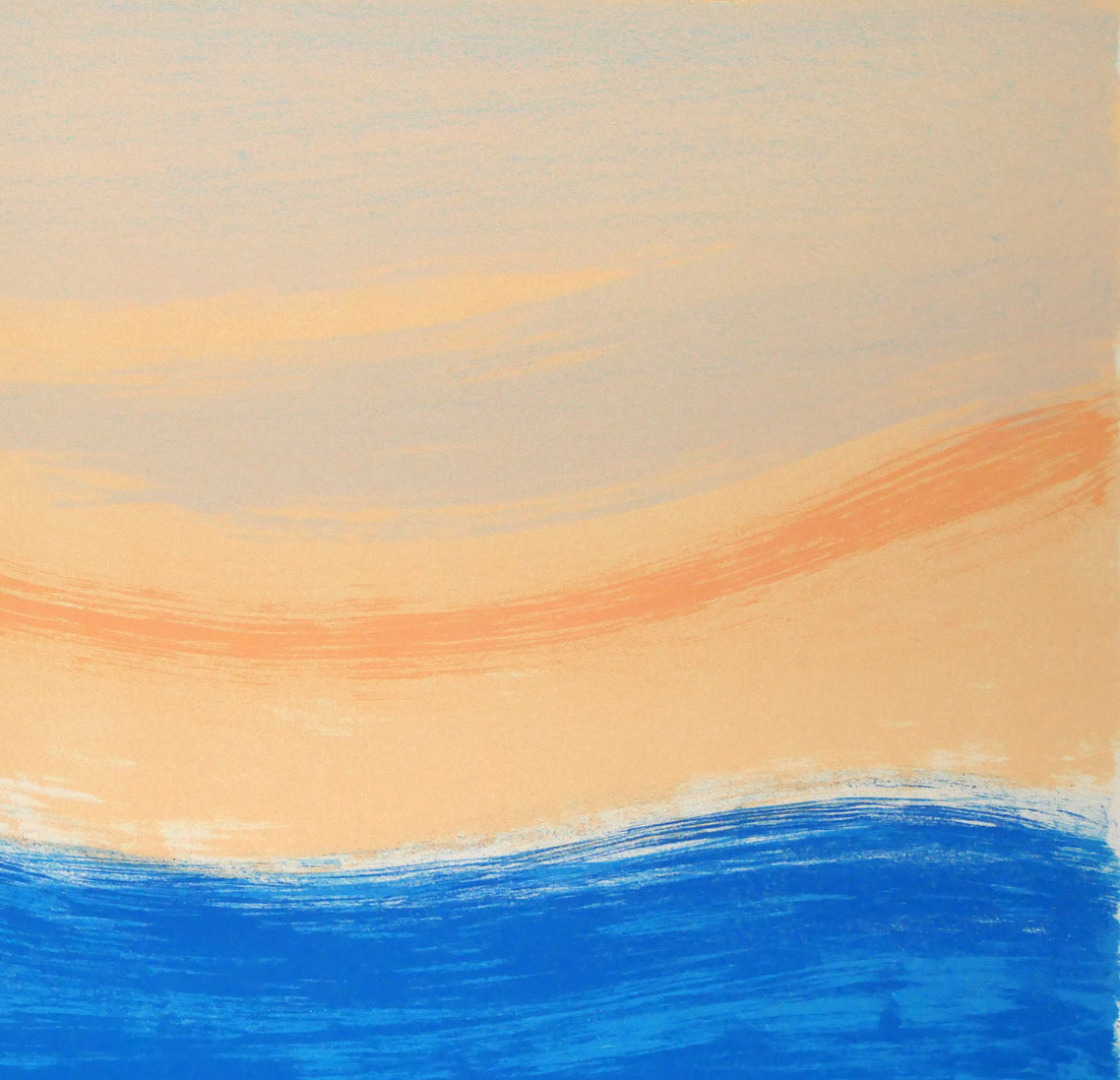 アンドレ　ブラジリエ（Brasilier）「RIVAGE」リトグラフ　拡大画像2