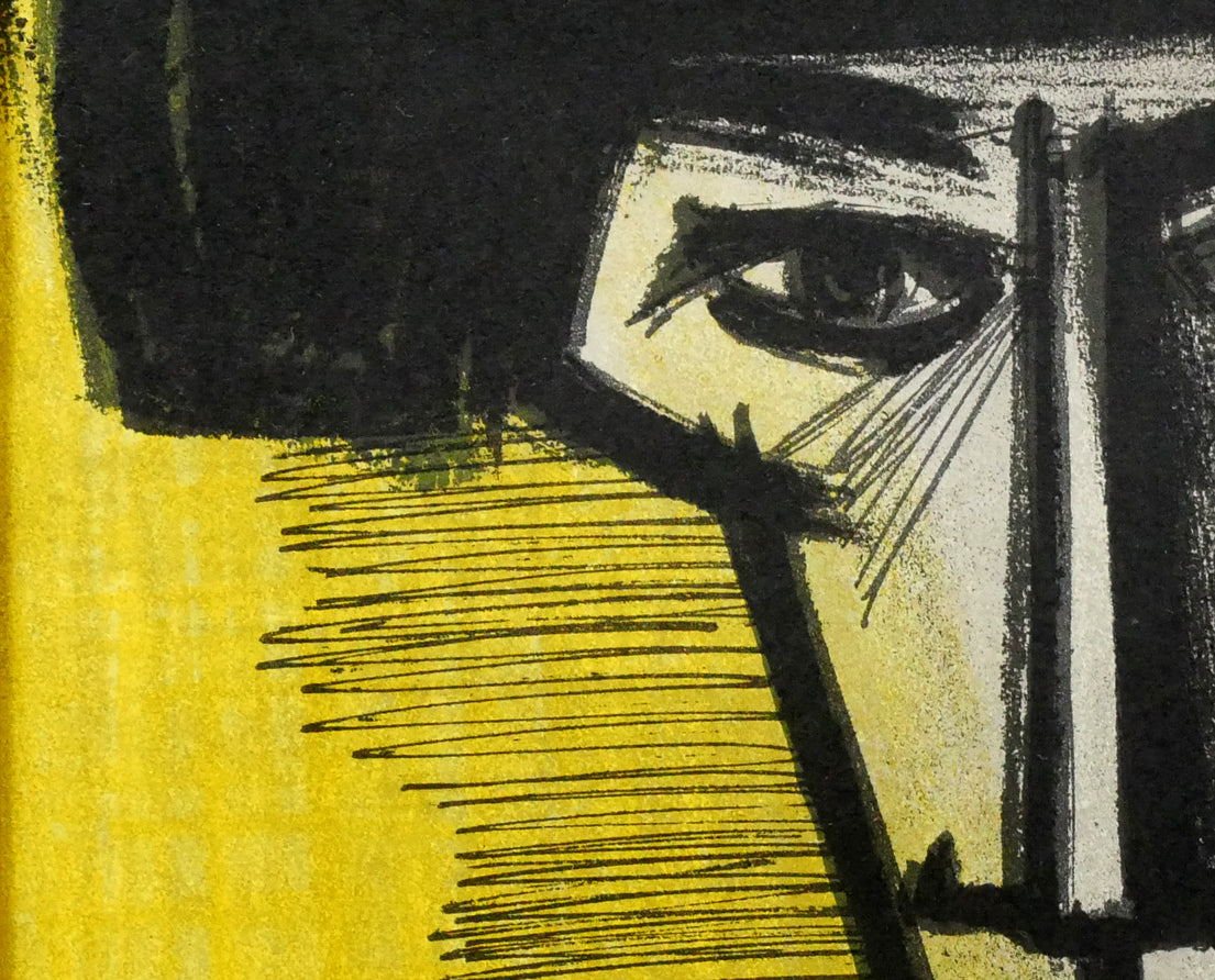 ベルナール　ビュッフェ（Bernard　BUFFET）「闘牛士」リトグラフ　拡大画像4