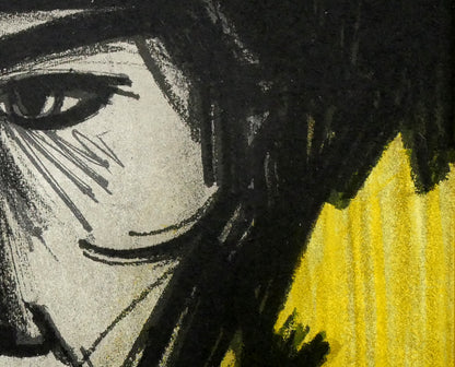 ベルナール　ビュッフェ（Bernard　BUFFET）「闘牛士」リトグラフ　拡大画像5