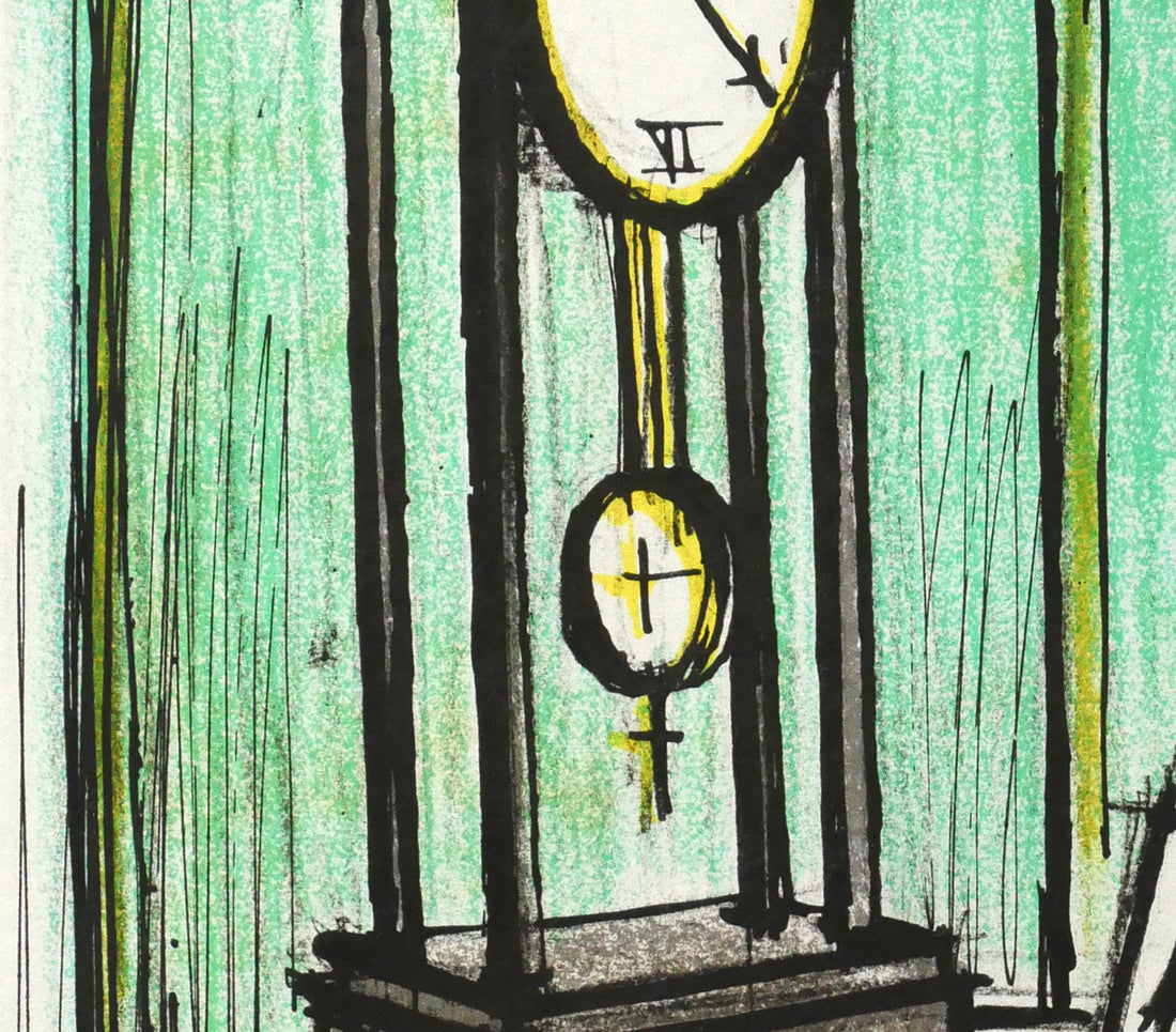 ベルナール　ビュッフェ（Bernard　BUFFET）「トランプの城」リトグラフ　拡大画像3
