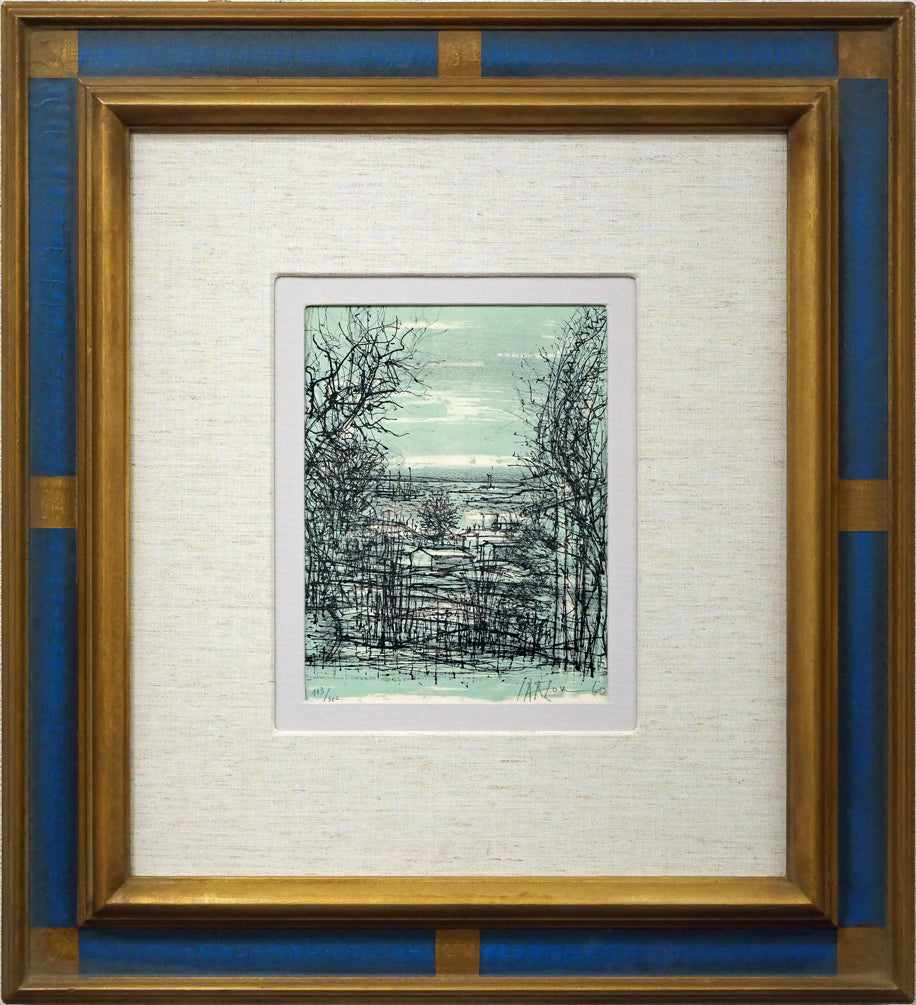 伊藤彪「奥穂高屏風岩」油絵・F6号