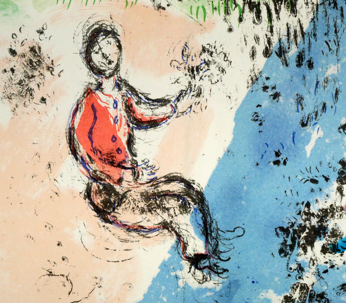 マルク　シャガール(Marc　Chagall)「四季」リトポスター　拡大画像7