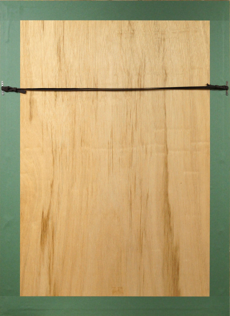 マルク　シャガール(Marc　Chagall)「四季」リトポスター　額縁裏側画像