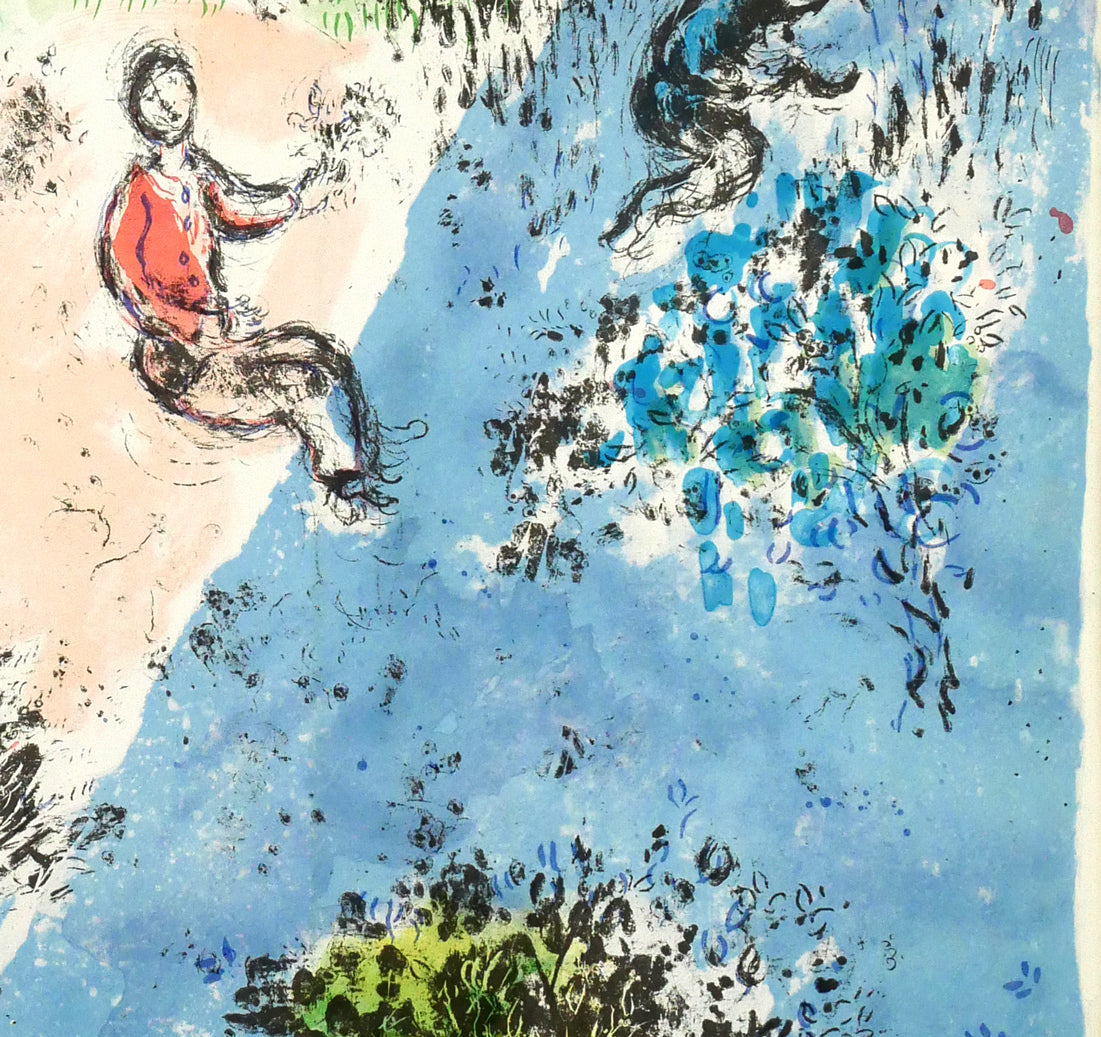 マルク　シャガール(Marc　Chagall)「四季」リトポスター　拡大画像4