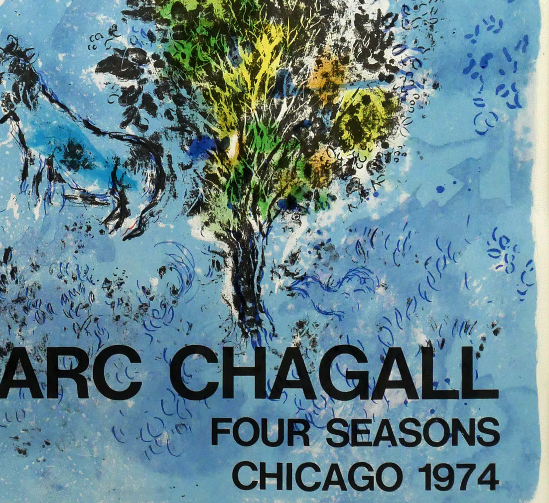 マルク　シャガール(Marc　Chagall)「四季」リトポスター　拡大画像6