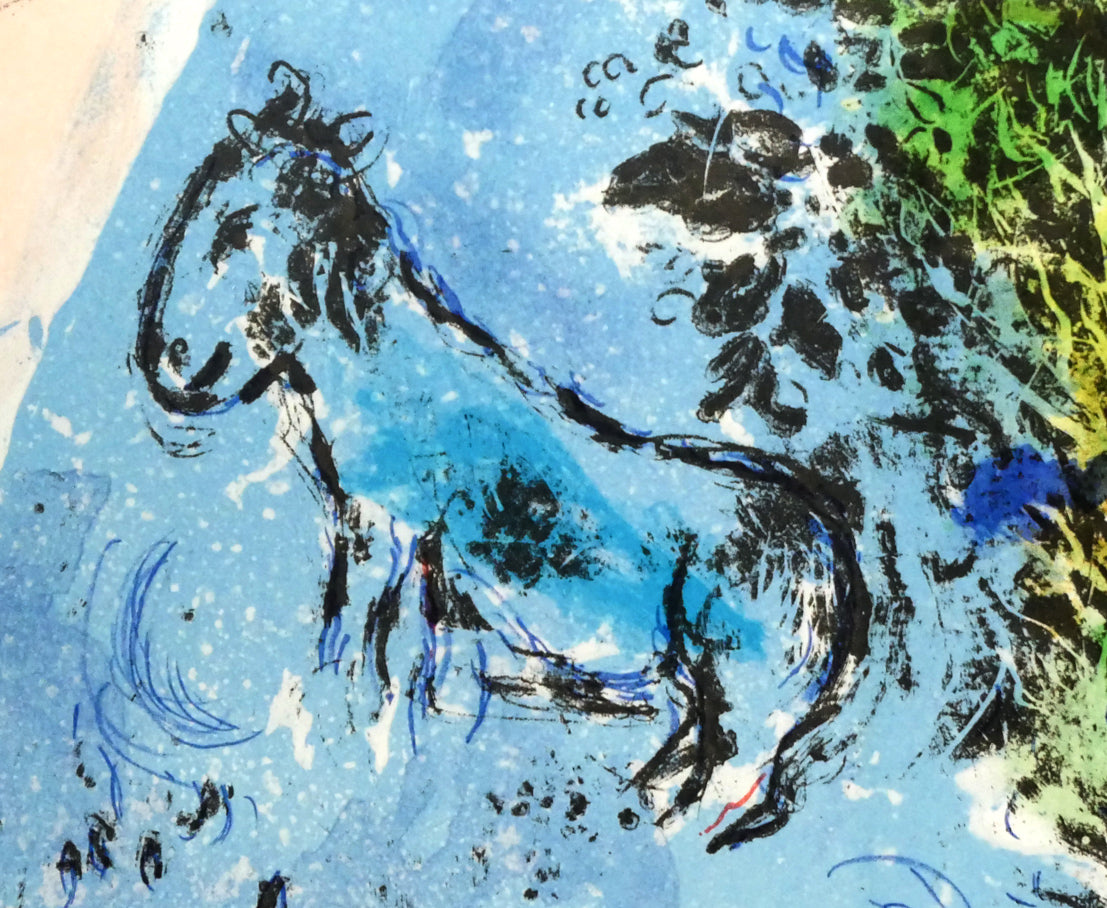 マルク　シャガール(Marc　Chagall)「四季」リトポスター　拡大画像8