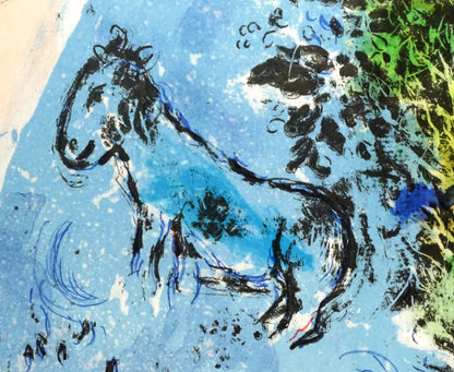マルク　シャガール(Marc　Chagall)「四季」リトポスター　拡大画像8