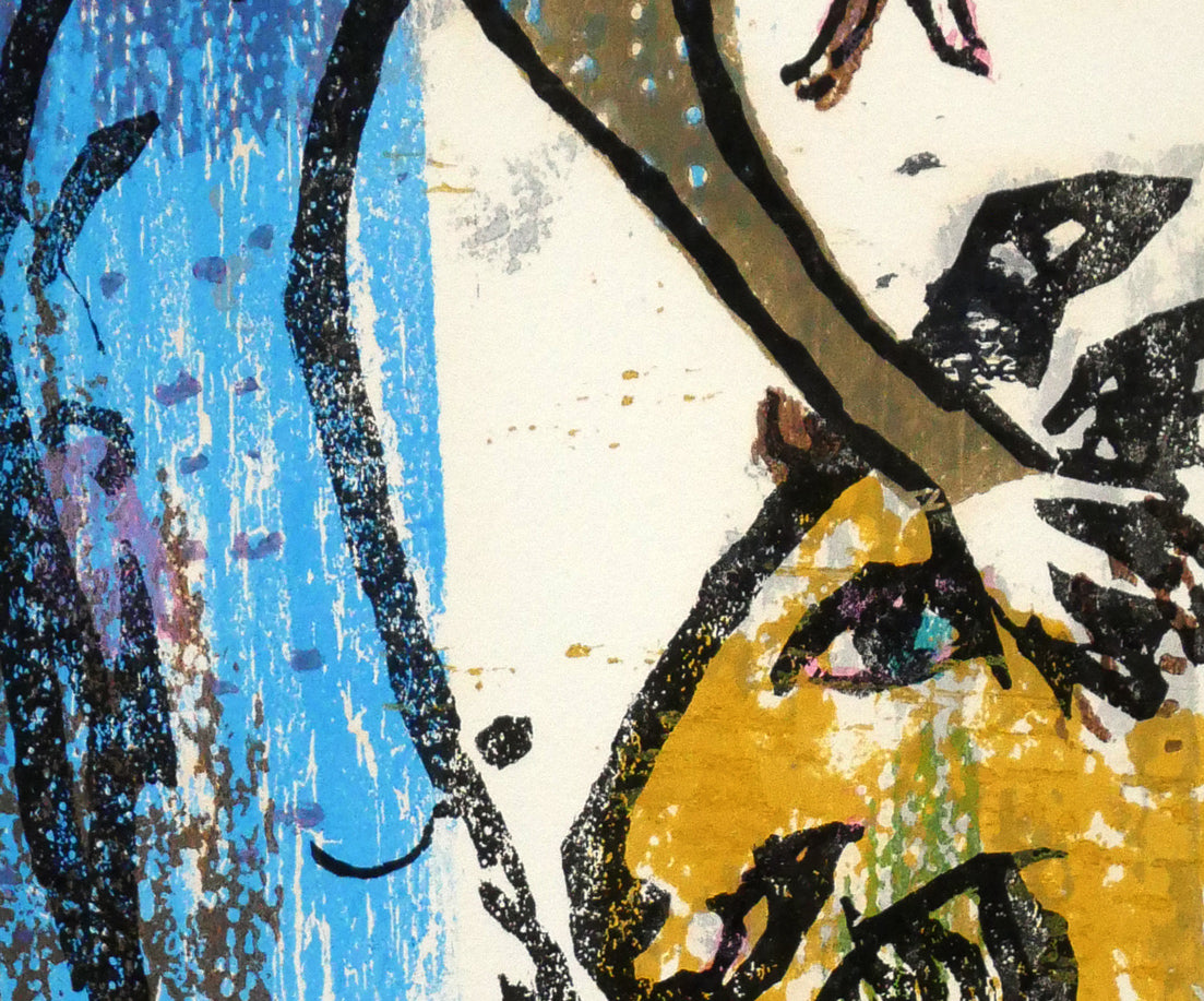 マルク　シャガール(Marc　Chagall)「『ポエム』より Pl.17」木版画　拡大画像4