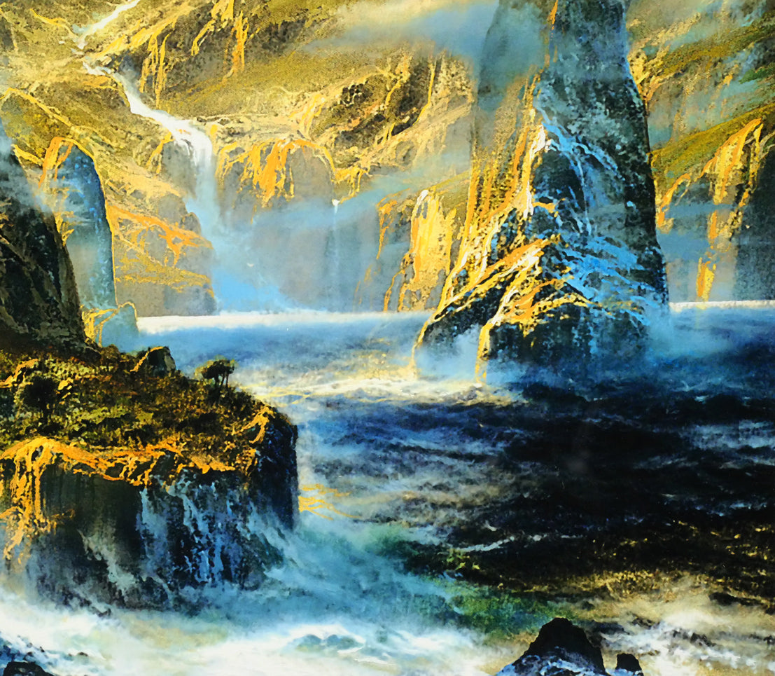 デイル　ターブッシュ（Dale　TERBUSH）「心に秘めた世界」シルクスクリーン版画　拡大画像5
