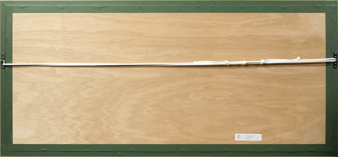デイル　ターブッシュ（Dale　TERBUSH）「月は愛の光」シルクスクリーン版画　額縁裏側画像