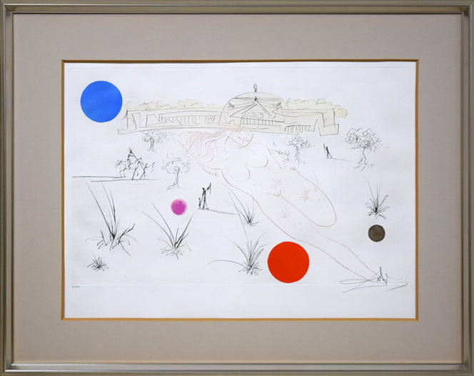 サルバドール　ダリ（Salvador　Dali）「シカゴⅡ」銅版画