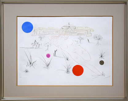 サルバドール　ダリ（Salvador　Dali）「シカゴⅡ」銅版画