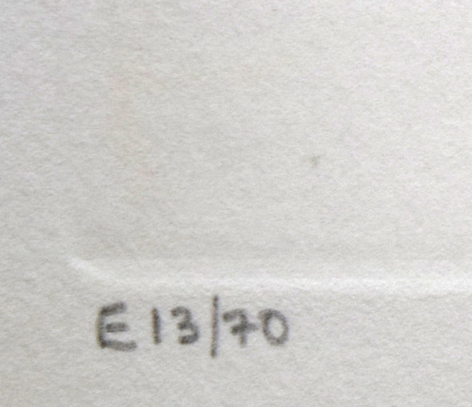 サルバドール・ダリ「シカゴⅡ」オリジナル銅版画　限定番号（ed,E13/70）