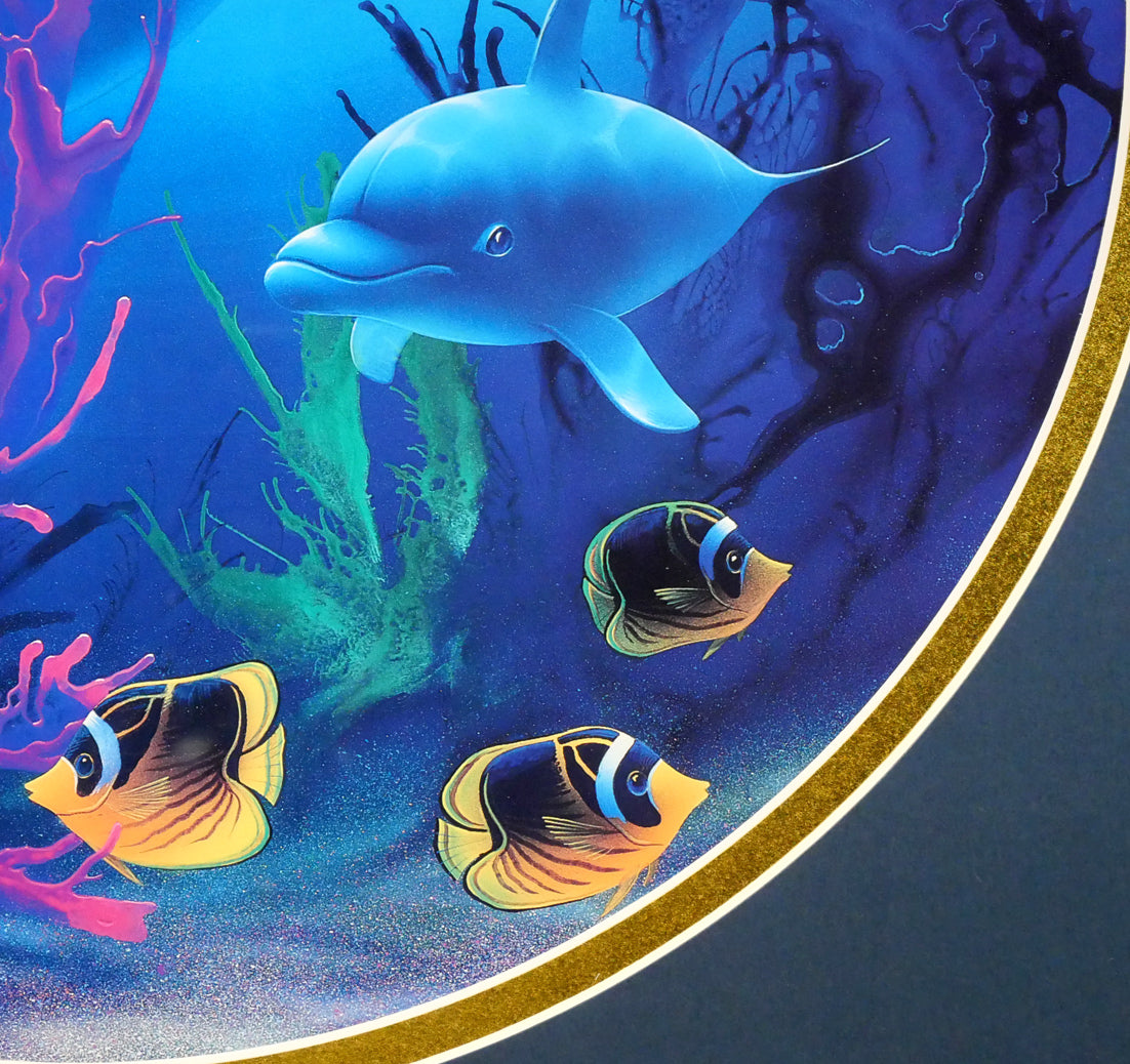 デビット　ミラー（David　Miller）「ヘブンリーウォーター」ミクスドメディア版画　拡大画像4