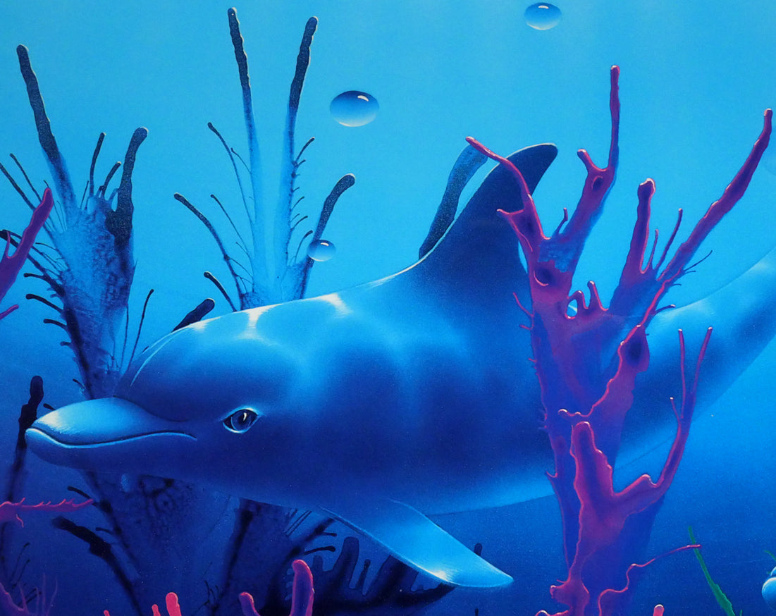 デビット　ミラー（David　Miller）「ヘブンリーウォーター」ミクスドメディア版画　拡大画像5