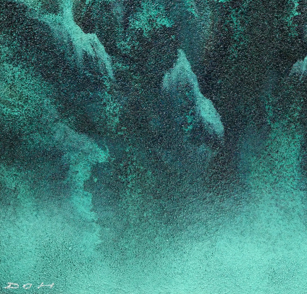 萄雅彦「深淵」油絵・F25号　拡大画像3