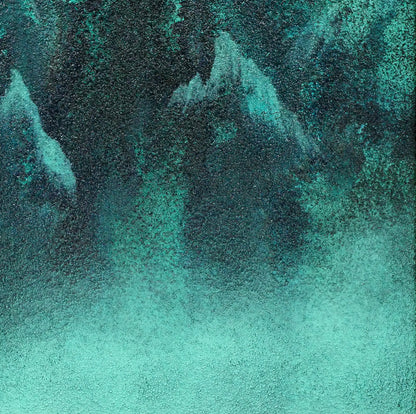 萄雅彦「深淵」油絵・F25号　拡大画像4