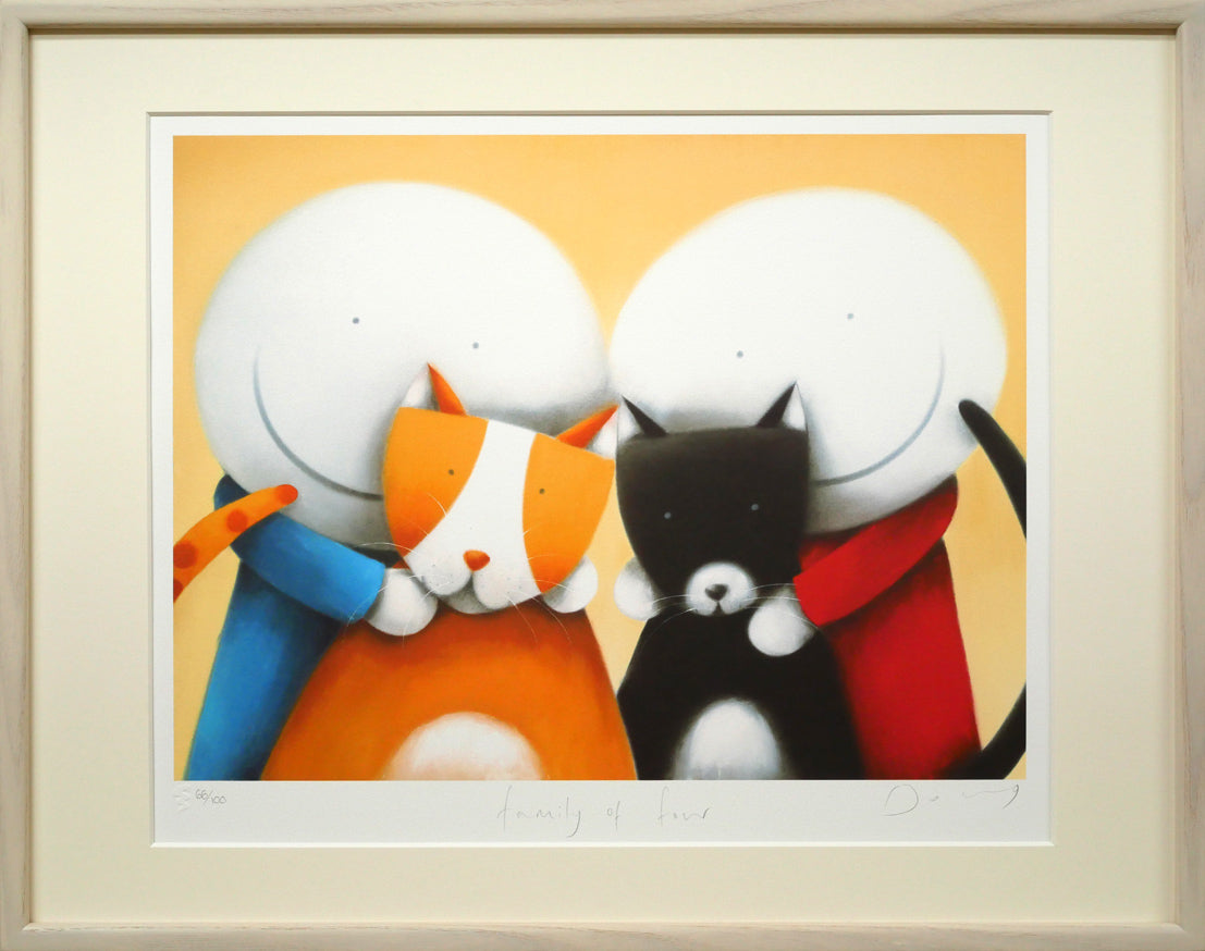 ダグ　ハイド（Doug　Hyde）「Family　of　Four」ジクレー版画