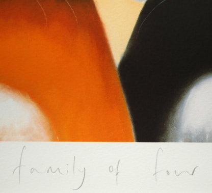 ダグ　ハイド（Doug　Hyde）「Family　of　Four」ジクレー版画　作品タイトル