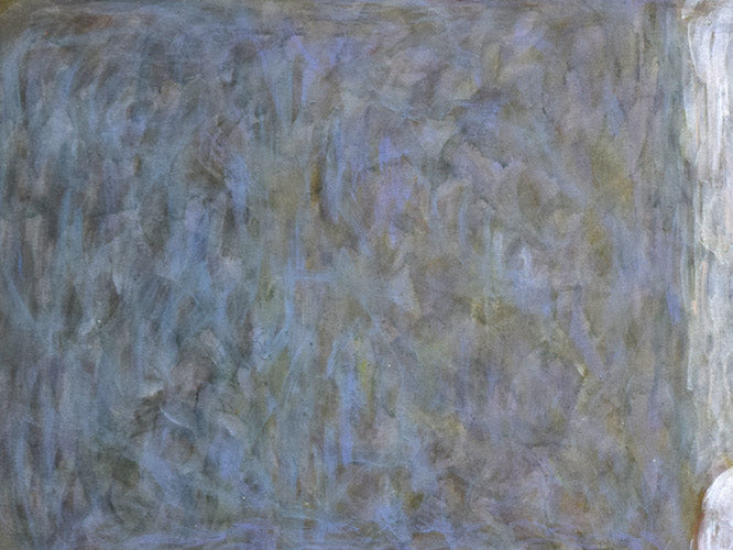 蛯子善悦「二つの瓶と果物」油絵・M8号　拡大画像1