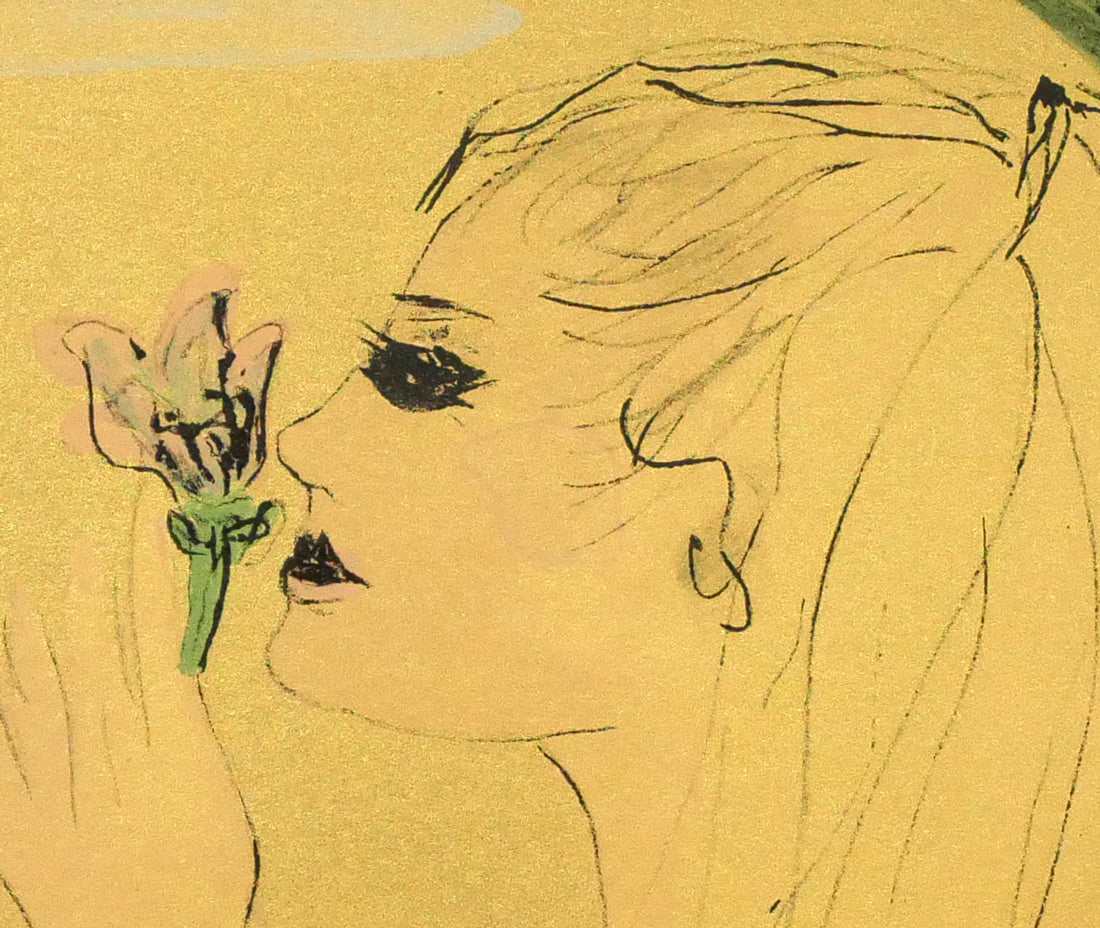 フジ子ヘミング「春」リトグラフ　拡大画像4