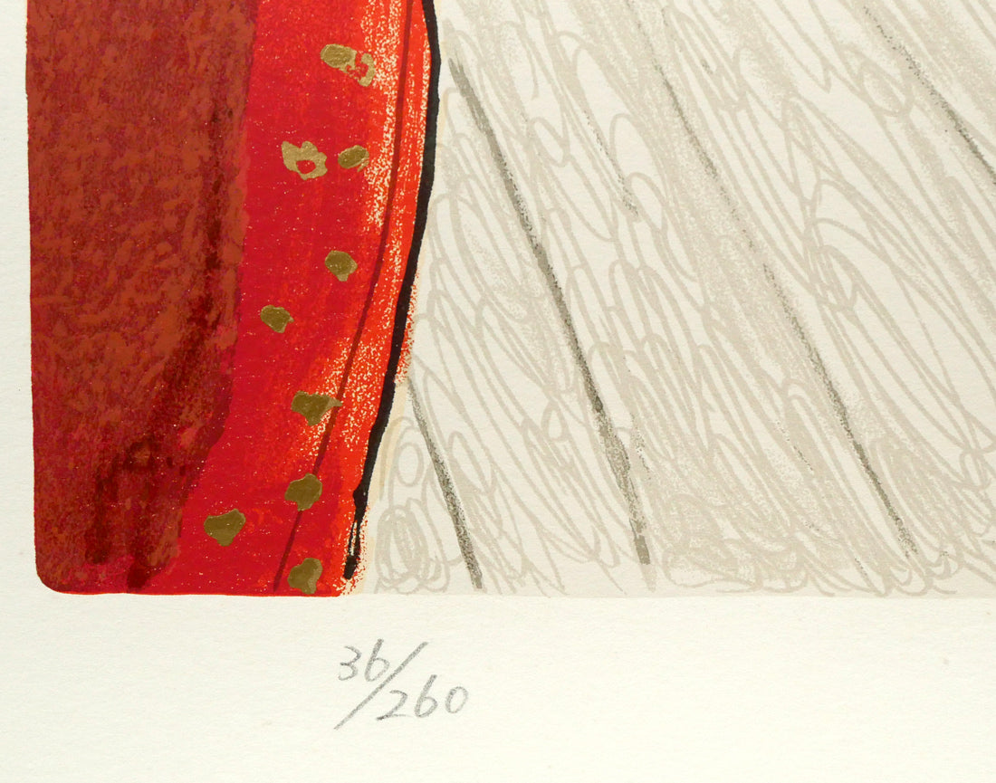 フジ子ヘミング「お祈り」シルクスクリーン版画　限定番号（ed,36/260）