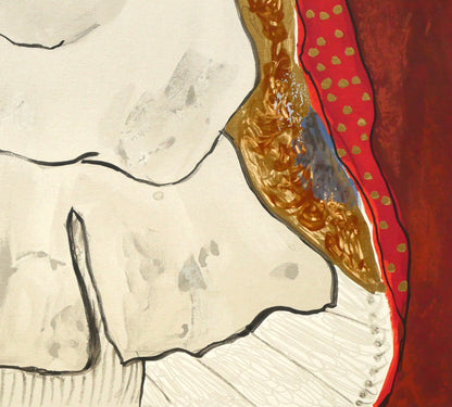 フジ子ヘミング「お祈り」シルクスクリーン版画　拡大画像5