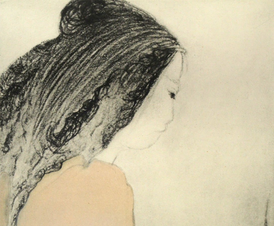 フジ子ヘミング「おさらい」銅版画　拡大画像1