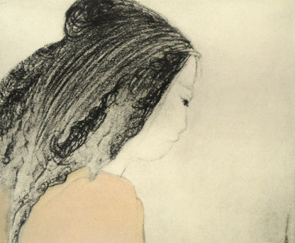 フジ子ヘミング「おさらい」銅版画　拡大画像1