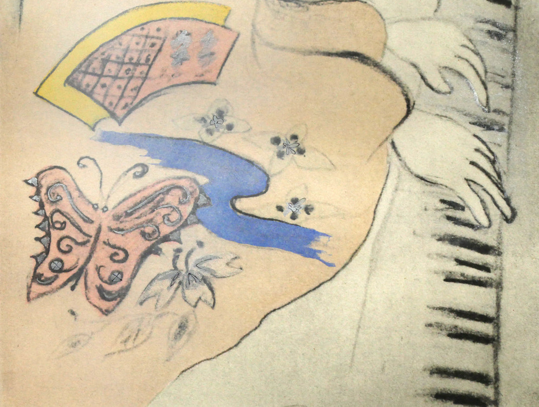 フジ子ヘミング「おさらい」銅版画　拡大画像3