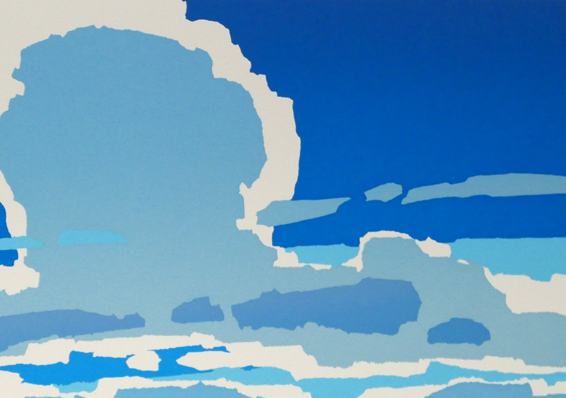 藤倉英幸「風野」シルクスクリーン版画拡大画像3