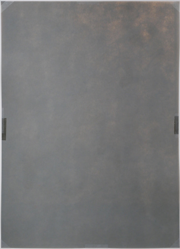 藤野千鶴子「抽象画2」パステル画・10号　作品裏側画像