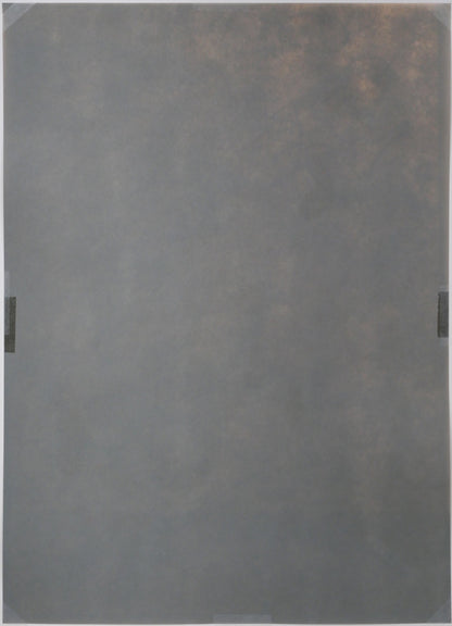 藤野千鶴子「抽象画2」パステル画・10号　作品裏側画像