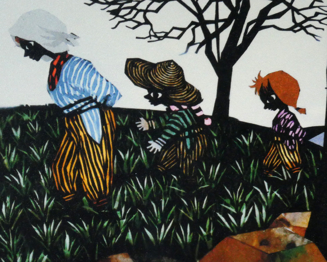 藤城清治「冬景色（日本の愛唱歌・11月）」レフグラフ版画 絵画買取
