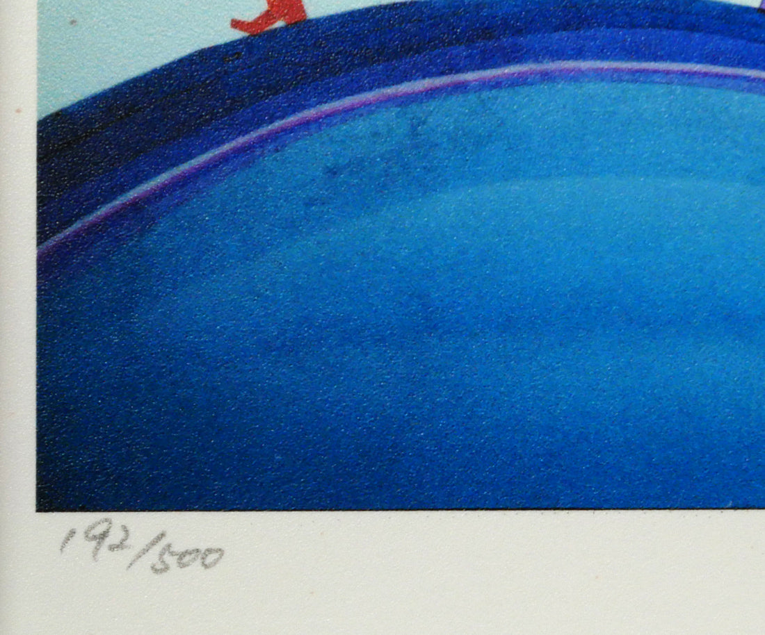 藤城清治「こびとの音楽隊」レフグラフ版画　限定番号（ed,192/500）