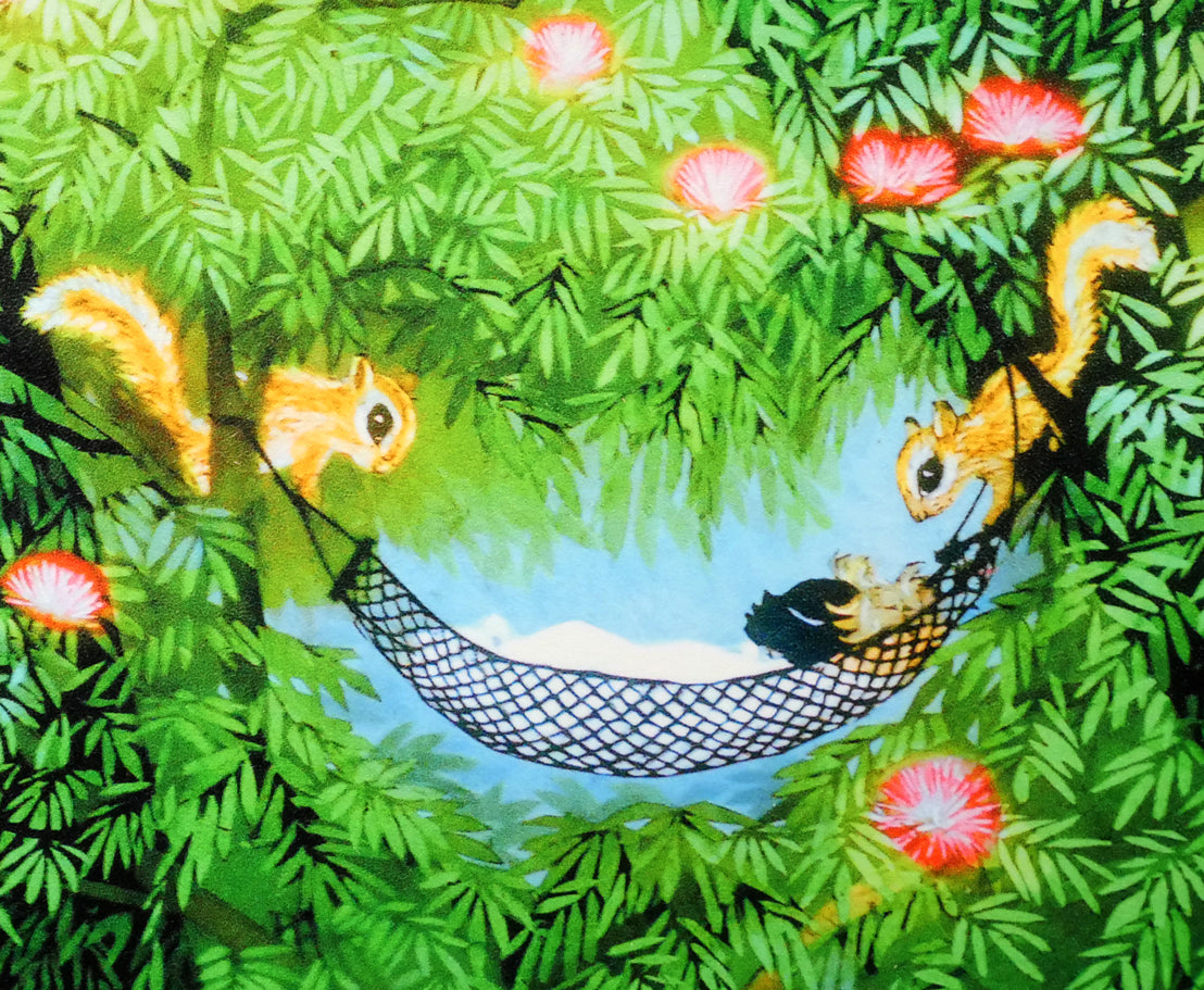 藤城清治「ねむの木の子守歌」レフグラフ版画 絵画買取・販売の小竹美術