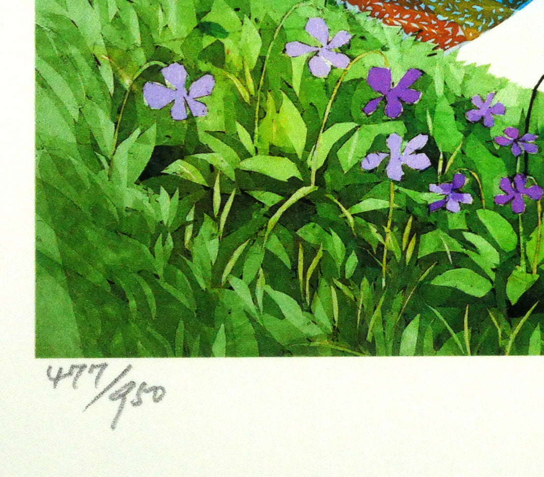 藤城清治「四季の歌（日本の愛唱歌・7月）」レフグラフ版画 絵画買取