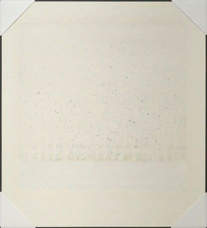 藤田不美夫「曙K」木版画　作品シート裏側画像