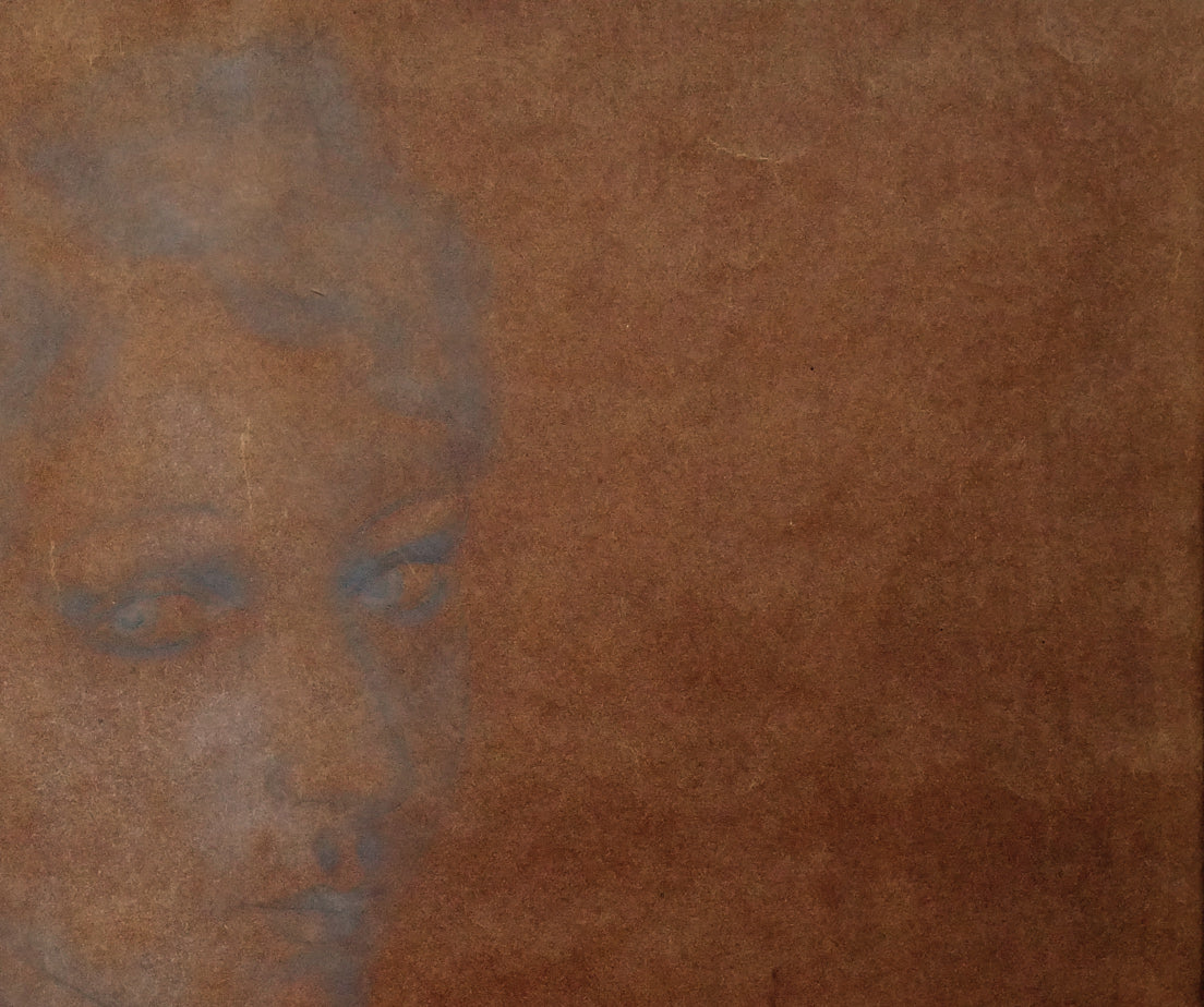 藤田嗣治「裸婦」鉛筆・コンテ・紙・8号大　拡大画像4