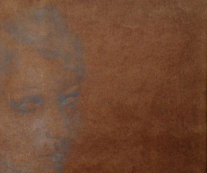 藤田嗣治「裸婦」鉛筆・コンテ・紙・8号大　拡大画像4