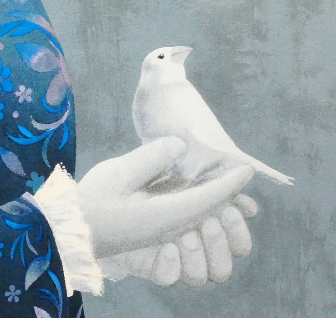 深沢邦朗「希望」リトグラフ　拡大画像6