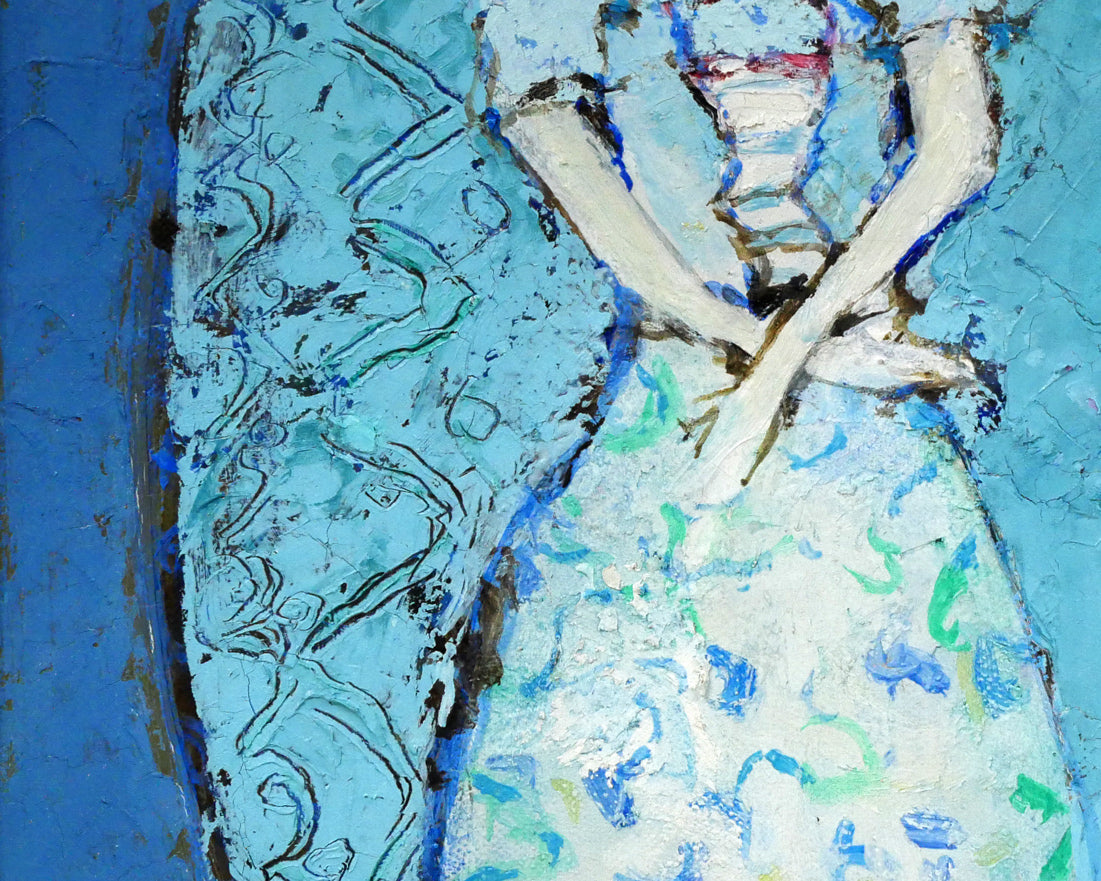 福井正治「マリオネット」油絵・F8号　拡大画像5