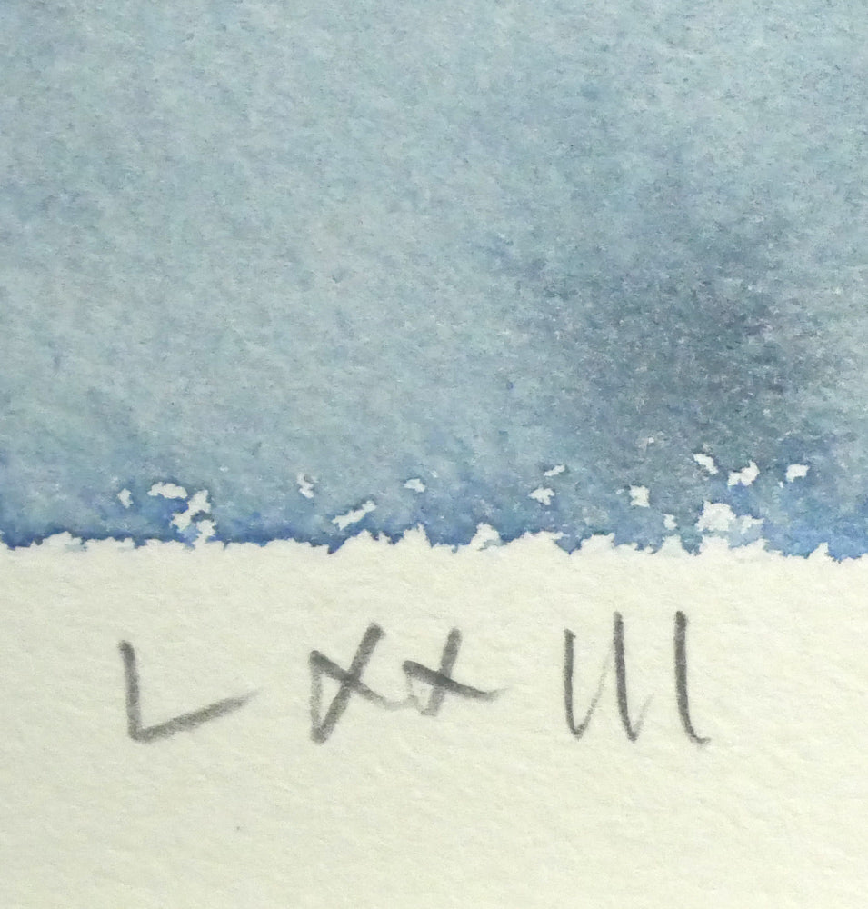 古沢岩美「襲われたコリーヌ」リトグラフに手彩色（パリ制作）　本人直筆鉛筆サイン2